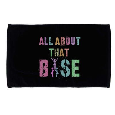 All About That Base Cheerleading Team Cheer Squad Microfiber Hand Towel