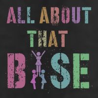 All About That Base Cheerleading Team Cheer Squad Microfiber Hand Towel