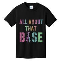 All About That Base Cheerleading Team Cheer Squad Kids T-Shirt