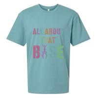 All About That Base Cheerleading Team Cheer Squad Sueded Cloud Jersey T-Shirt