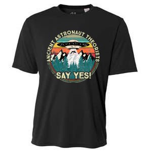 Ancient Astronaut Theorists Say Yes Aliens Cooling Performance Crew T-Shirt