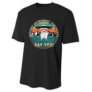 Ancient Astronaut Theorists Say Yes Aliens Performance Sprint T-Shirt