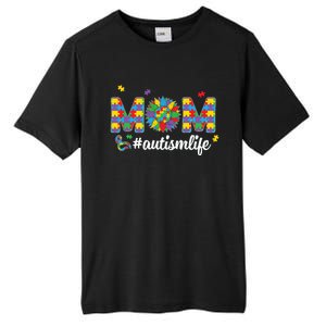 Autism Awareness Tee Mom Life For Autism Mom Tall Fusion ChromaSoft Performance T-Shirt