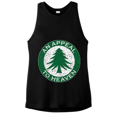 An Appeal To Heaven Flag Pine Tree Flag Roundel New England Ladies PosiCharge Tri-Blend Wicking Tank
