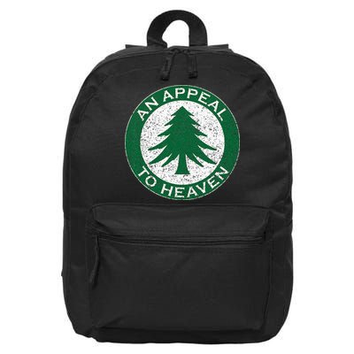 An Appeal To Heaven Flag Pine Tree Flag Roundel New England 16 in Basic Backpack