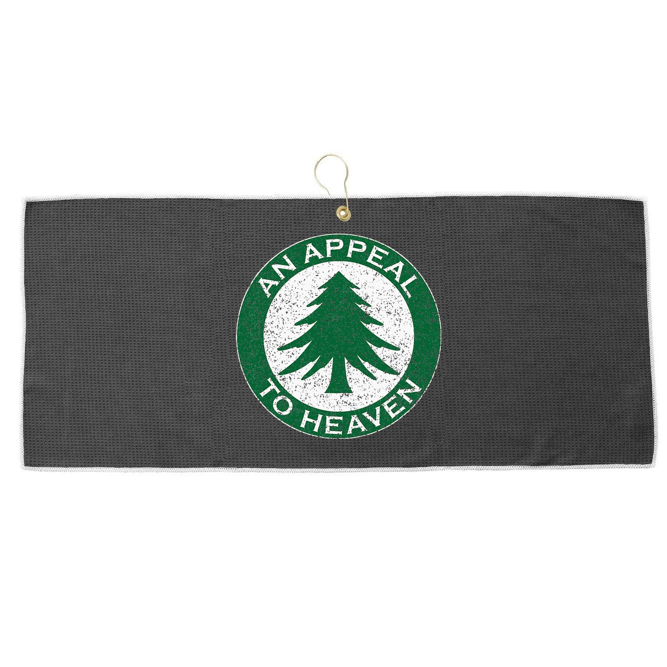 An Appeal To Heaven Flag Pine Tree Flag Roundel New England Large Microfiber Waffle Golf Towel