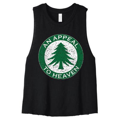 An Appeal To Heaven Flag Pine Tree Flag Roundel New England Women's Racerback Cropped Tank