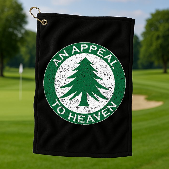 An Appeal To Heaven Flag Pine Tree Flag Roundel New England Golf Towel