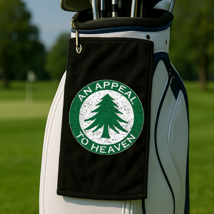 An Appeal To Heaven Flag Pine Tree Flag Roundel New England Golf Towel