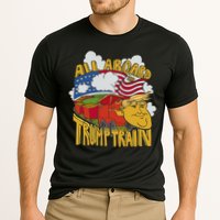 All Aboard Trump Train Cooling Performance Crew T-Shirt