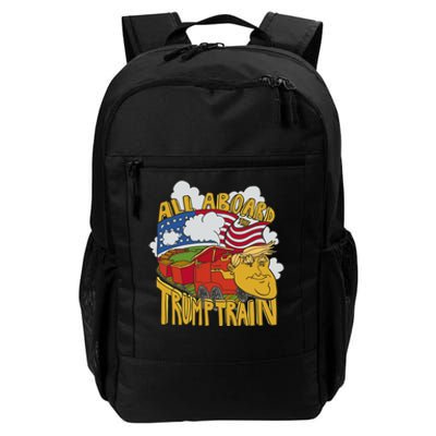 All Aboard Trump Train Daily Commute Backpack