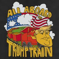 All Aboard Trump Train Adult Drive Performance Visor