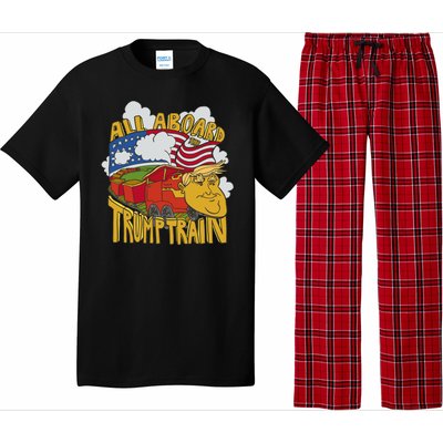 All Aboard Trump Train Pajama Set