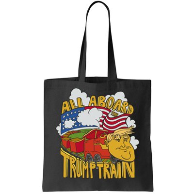 All Aboard Trump Train Tote Bag