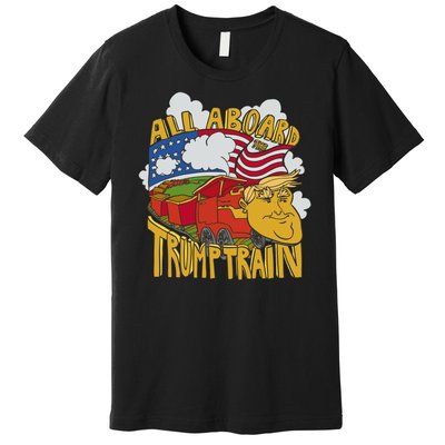 All Aboard Trump Train Premium T-Shirt