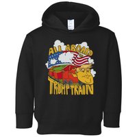 All Aboard Trump Train Toddler Hoodie