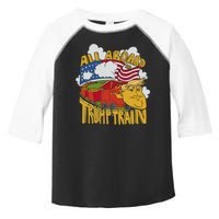 All Aboard Trump Train Toddler Fine Jersey T-Shirt