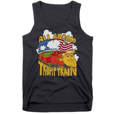 All Aboard Trump Train Tank Top