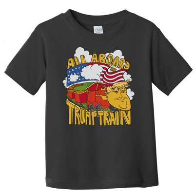 All Aboard Trump Train Toddler T-Shirt