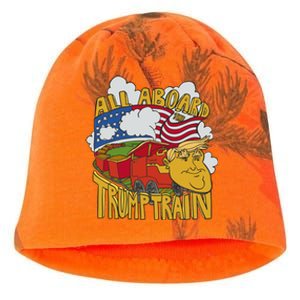 All Aboard Trump Train Kati - Camo Knit Beanie