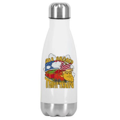 All Aboard Trump Train Stainless Steel Insulated Water Bottle