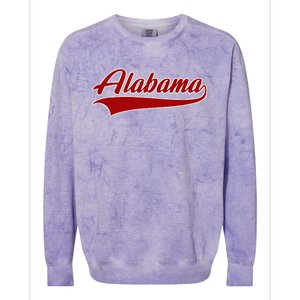 Alabama Al Throwback Design Print Classic Colorblast Crewneck Sweatshirt