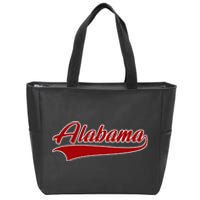 Alabama Al Throwback Design Print Classic Zip Tote Bag