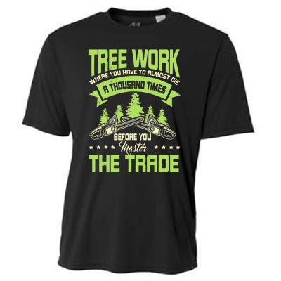 Arborist Arboriculturist Tree Surgeon Horticulture Cooling Performance Crew T-Shirt