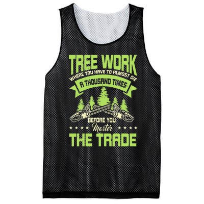 Arborist Arboriculturist Tree Surgeon Horticulture Mesh Reversible Basketball Jersey Tank