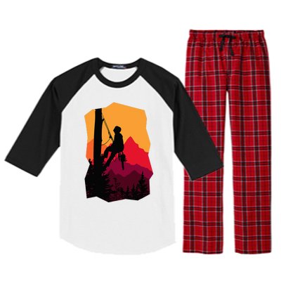 Arborist Arboriculturist Tree Surgeon Raglan Sleeve Pajama Set