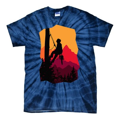 Arborist Arboriculturist Tree Surgeon Tie-Dye T-Shirt