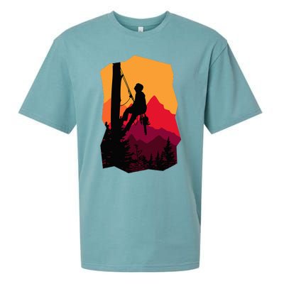 Arborist Arboriculturist Tree Surgeon Sueded Cloud Jersey T-Shirt