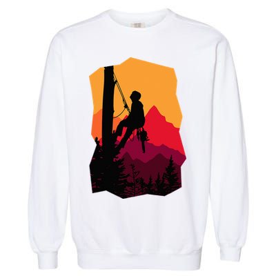 Arborist Arboriculturist Tree Surgeon Garment-Dyed Sweatshirt