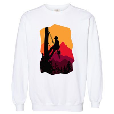 Arborist Arboriculturist Tree Surgeon Garment-Dyed Sweatshirt