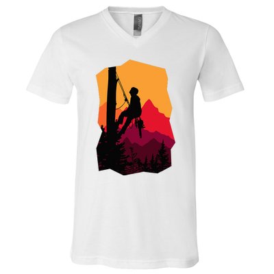 Arborist Arboriculturist Tree Surgeon V-Neck T-Shirt