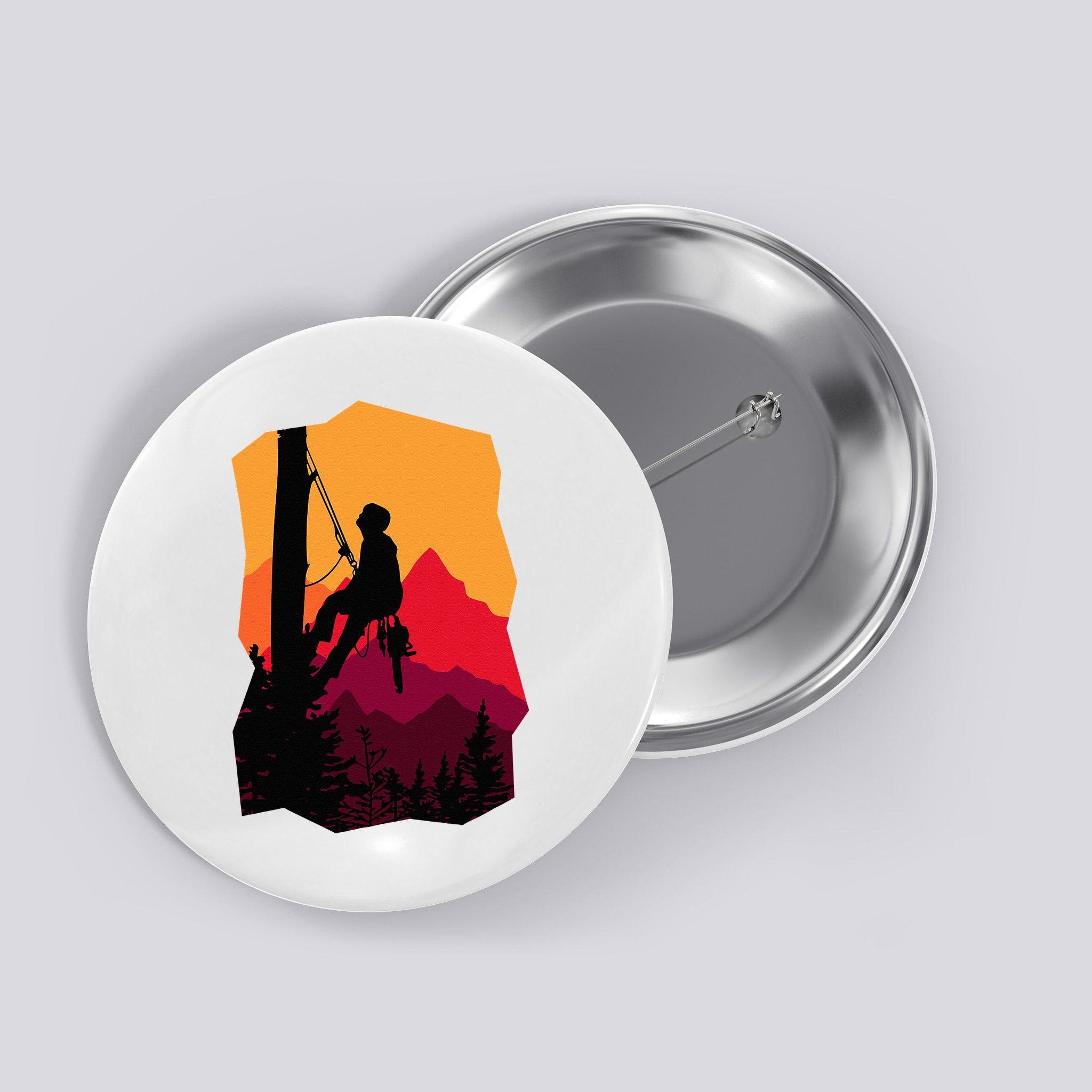 Arborist Arboriculturist Tree Surgeon Button