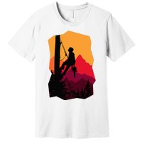 Arborist Arboriculturist Tree Surgeon Premium T-Shirt