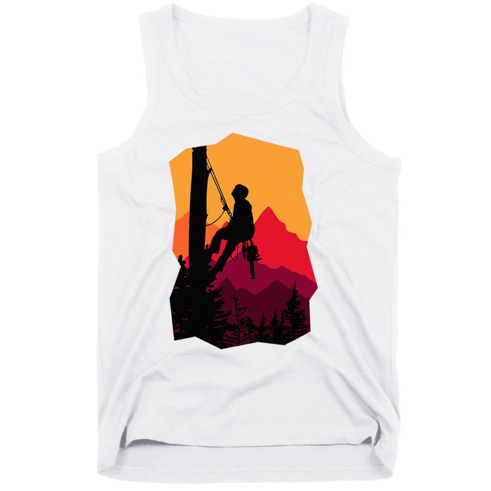 Arborist Arboriculturist Tree Surgeon Tank Top