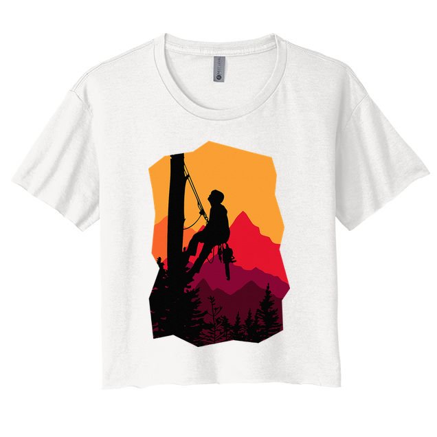 Arborist Arboriculturist Tree Surgeon Crop Top