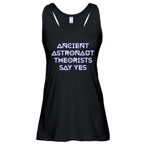 Ancient Astronaut Theorists Say Yes Ladies Essential Flowy Tank