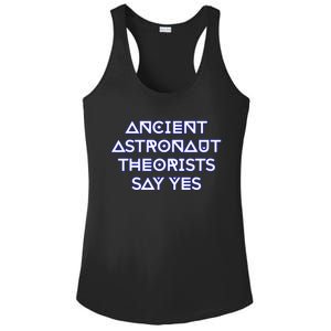 Ancient Astronaut Theorists Say Yes Ladies PosiCharge Competitor Racerback Tank