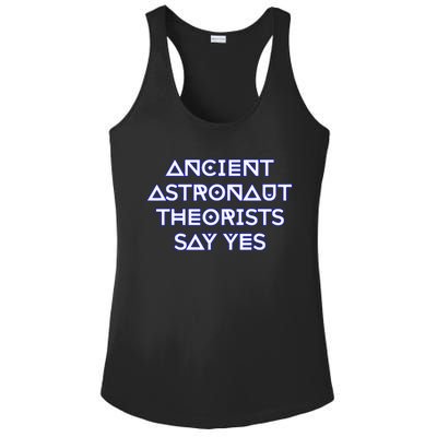 Ancient Astronaut Theorists Say Yes Ladies PosiCharge Competitor Racerback Tank