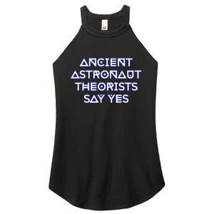 Ancient Astronaut Theorists Say Yes Women's Perfect Tri Rocker Tank