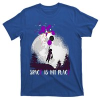 Asexual And Teddy Floating Space Is My Place Asexuality Gift T-Shirt