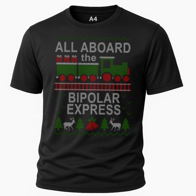 All Aboard The Bipolar Express Ugly Christmas Performance Shirt