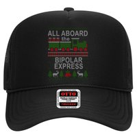 All Aboard The Bipolar Express Ugly Christmas Trucker Hat