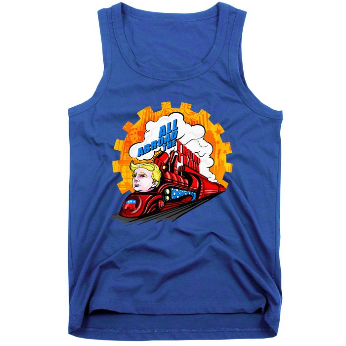 All Abroad The Trump Train 2024 Future Is Bright Tank Top