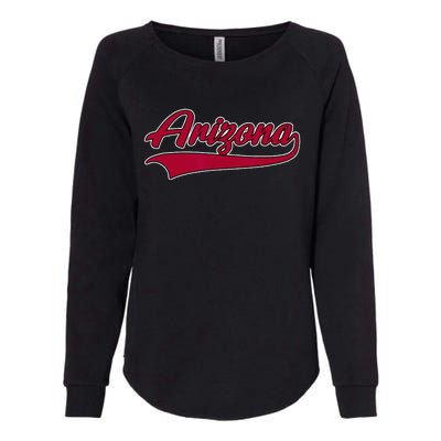 Arizona AZ Throwback Womens California Wash Sweatshirt