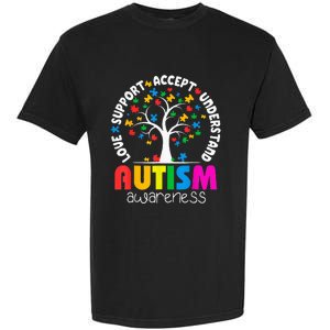 Autism Awareness Teacher Teach Hope Love Inspire Garment-Dyed Heavyweight T-Shirt