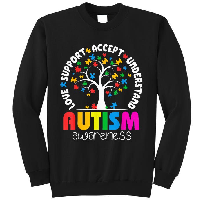 Autism Awareness Teacher Teach Hope Love Inspire Sweatshirt